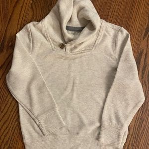 Old Navy Cowl Neck Beige Pullover 4t